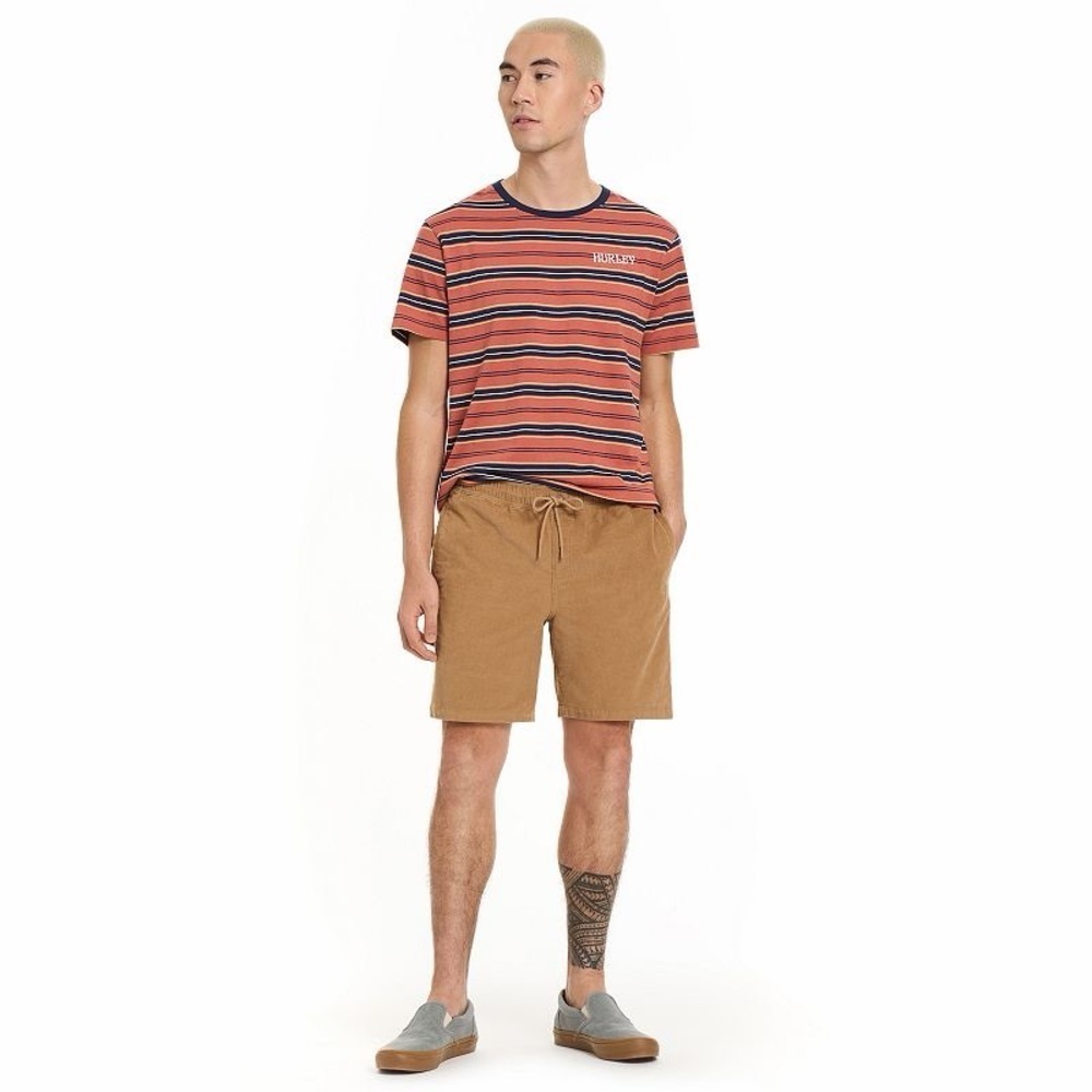 Hurley Coastal Corduroy Retro Surf Shorts | Tan Camel Medium - Picture 5 of 11